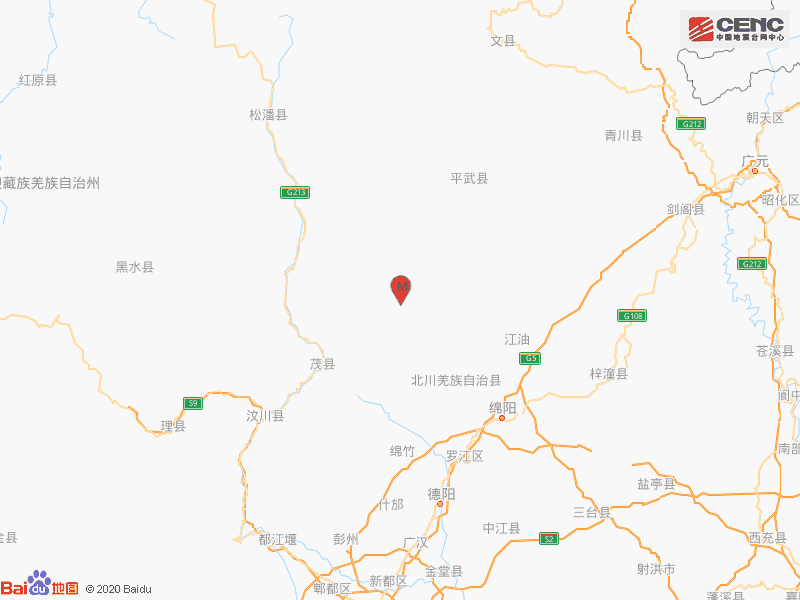 綿陽(yáng)地震最新消息今天，綿陽(yáng)地震最新消息今日更新