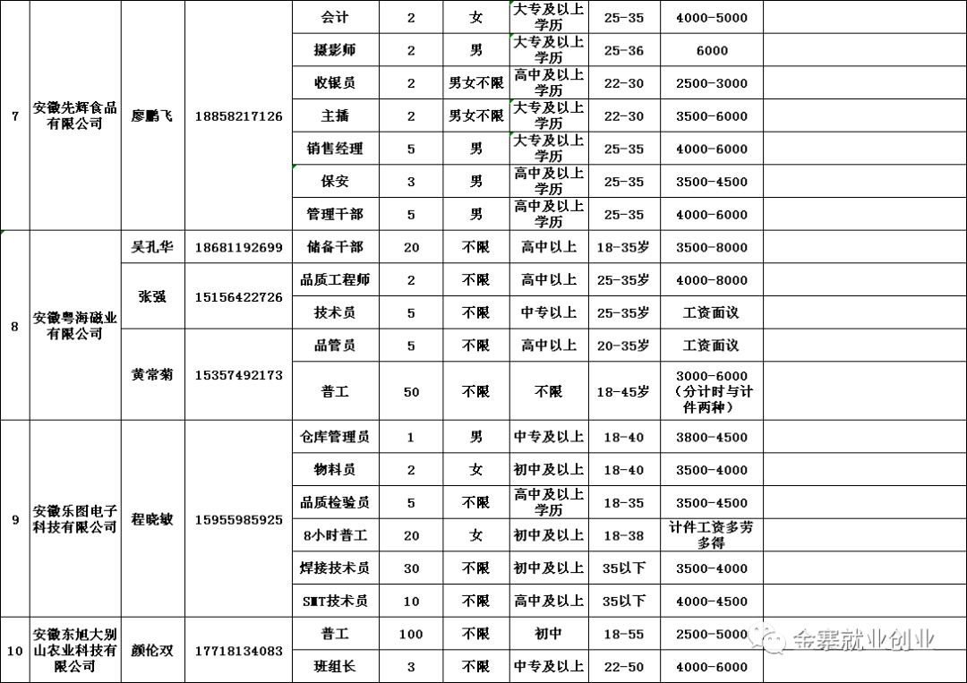 金寨在線最新招聘信息概覽，金寨在線最新招聘信息全面解析